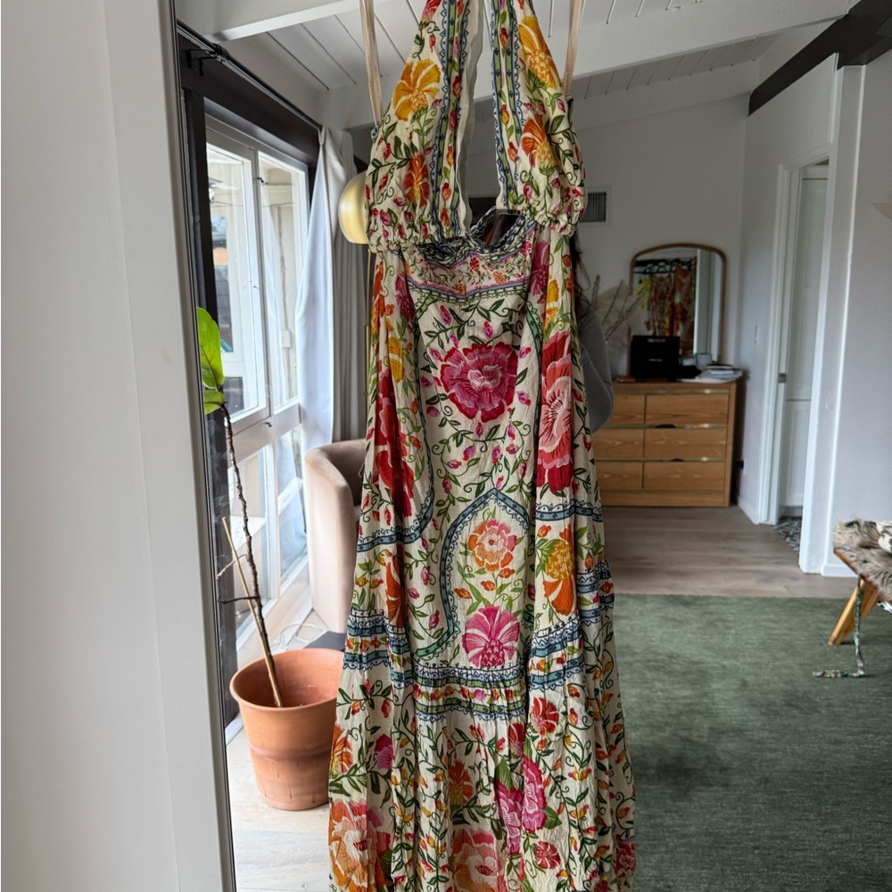 Colorful Floral Patterned Dress - Picture 2 of 5